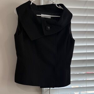 Tahari Quilted Black Jacket